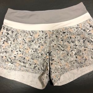 Lululemon 4in seem shorts.